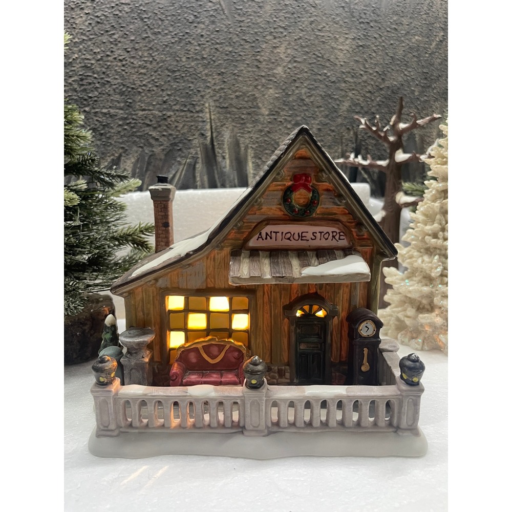 Holiday Inspirations TREASURE TROVE ANTIQUE STORE Village Store Towne Series